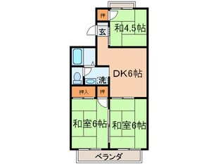 ボンセジュール霧ヶ丘の物件間取画像